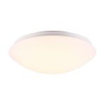 Nordlux Ceiling Light Ask 28 Metal White 12W 1050lm - 830 Warm White | IP44
