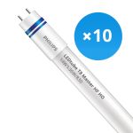 Multipack 10x Philips LED Tube T8 MASTER (HF) High Output 14W 2000lm - 830 Warm White | 120cm - Replaces 36W